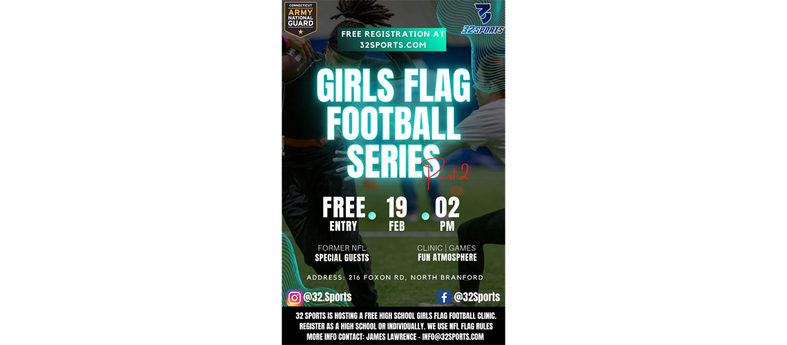 32 Sports Girls Flag Football Series